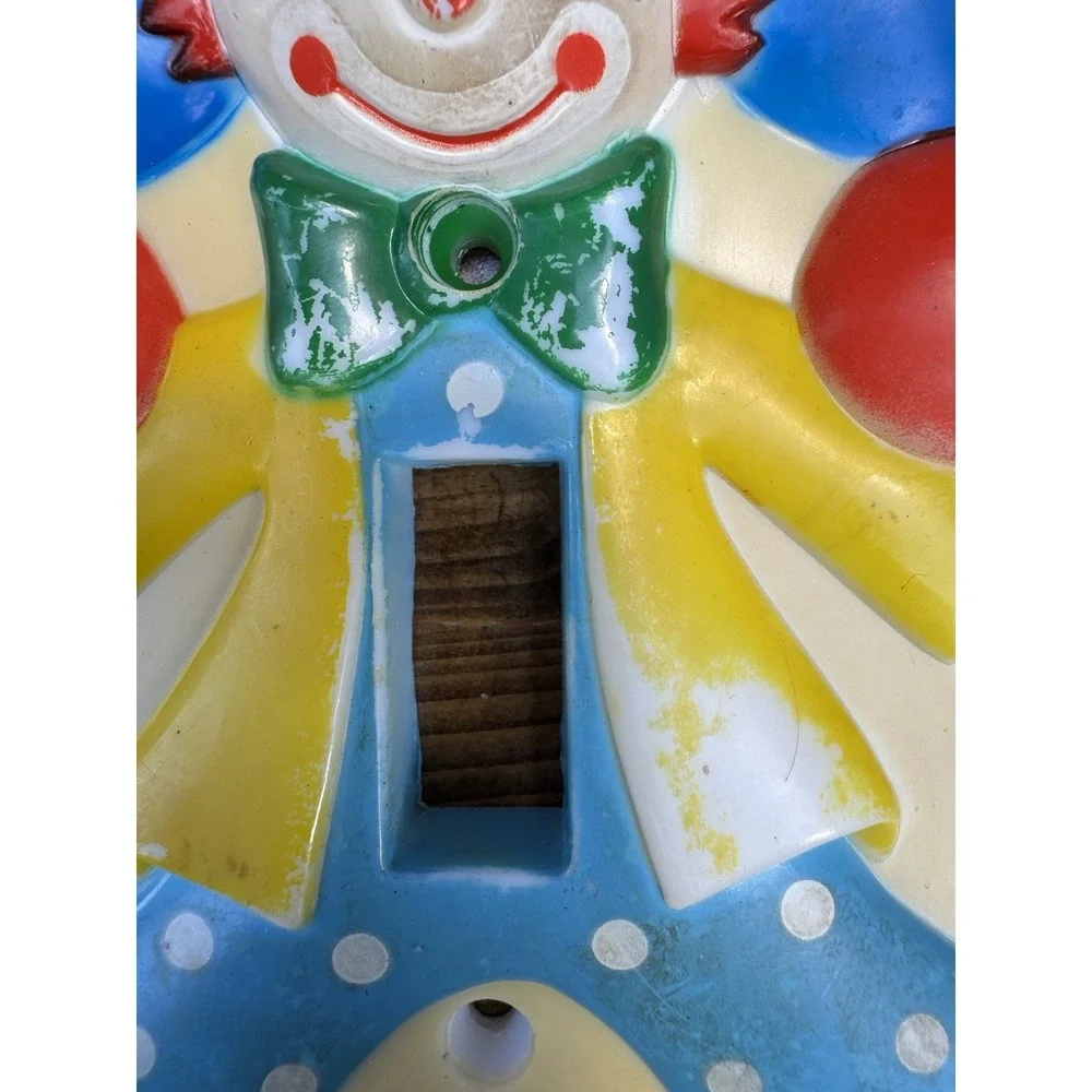 Vintage‎ 1975 Nursery Originals Clown Light Switch Plate Cover Hong Kong